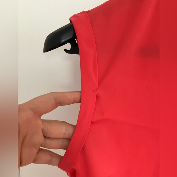 Dynamite V Neck Red Shirt | XS - Picture 5 of 10